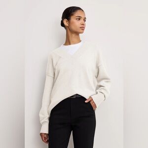 Good American - Deep V Knit Sweater